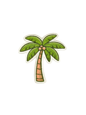 Palm Tree Embroidered Patch – Tropical Patch, Beach Patch