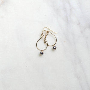 Mini Peacock Pearl Teardrops 