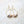 Triple Puka Shell Hoops