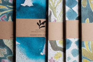 Lined Seaweed Paper A6 Notebook