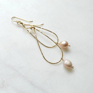 Peach Pearl Teardrop
