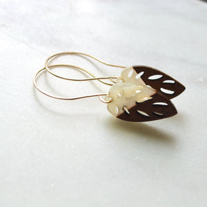 Walnut Leaf Earring