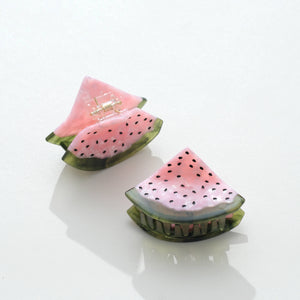 Pink Watermelon Claw Clip - Small