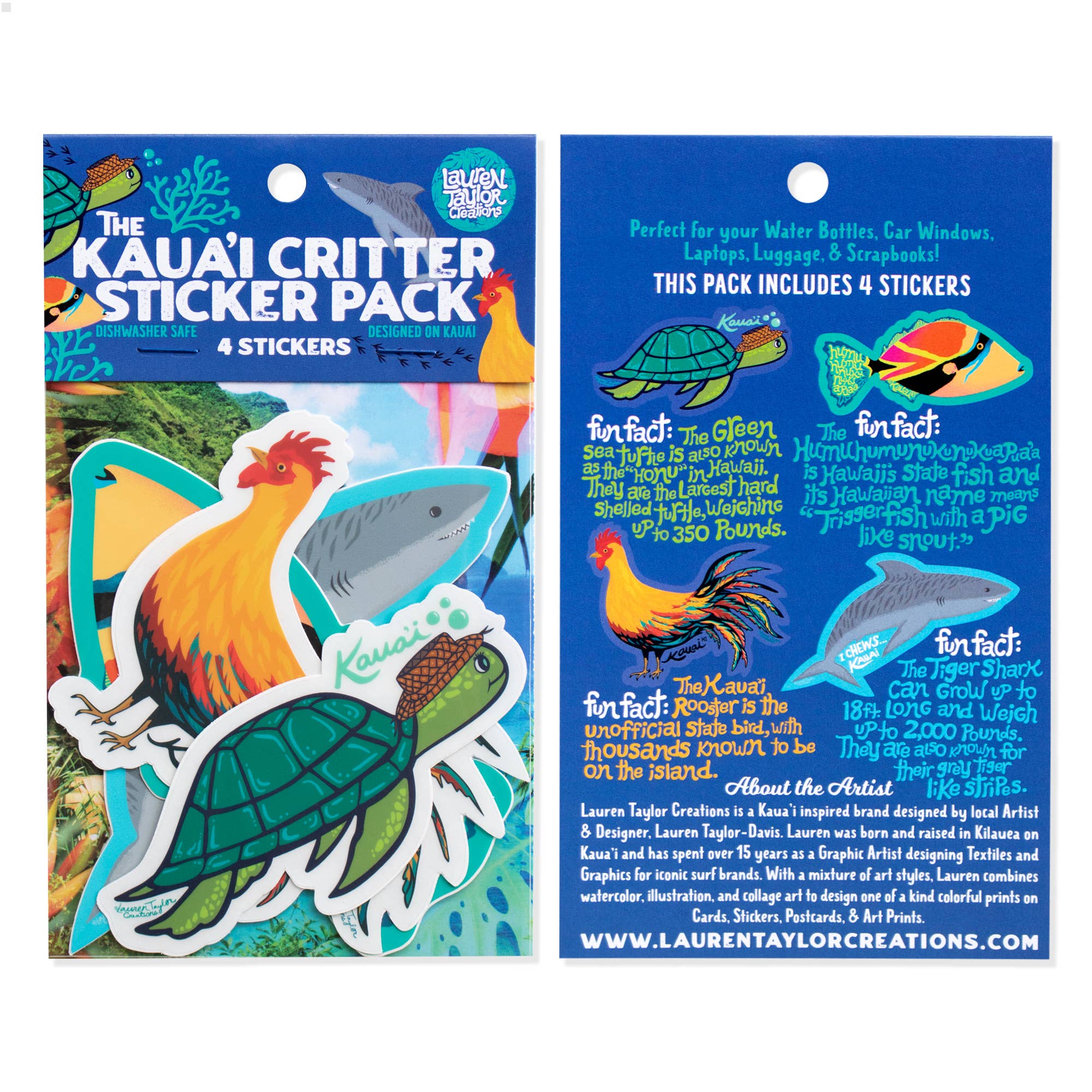 THE KAUAI STICKER PACKS