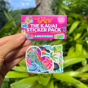 THE MINIS : Assorted Sticker Pack Collection Featuring Mini Designs and Characters