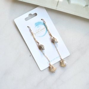 Dangling Shell Earrings