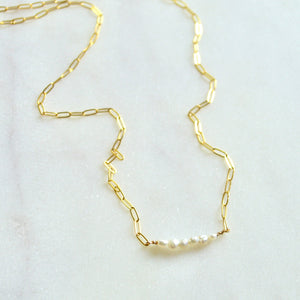 Tiny Freshwater Pearl Necklace
