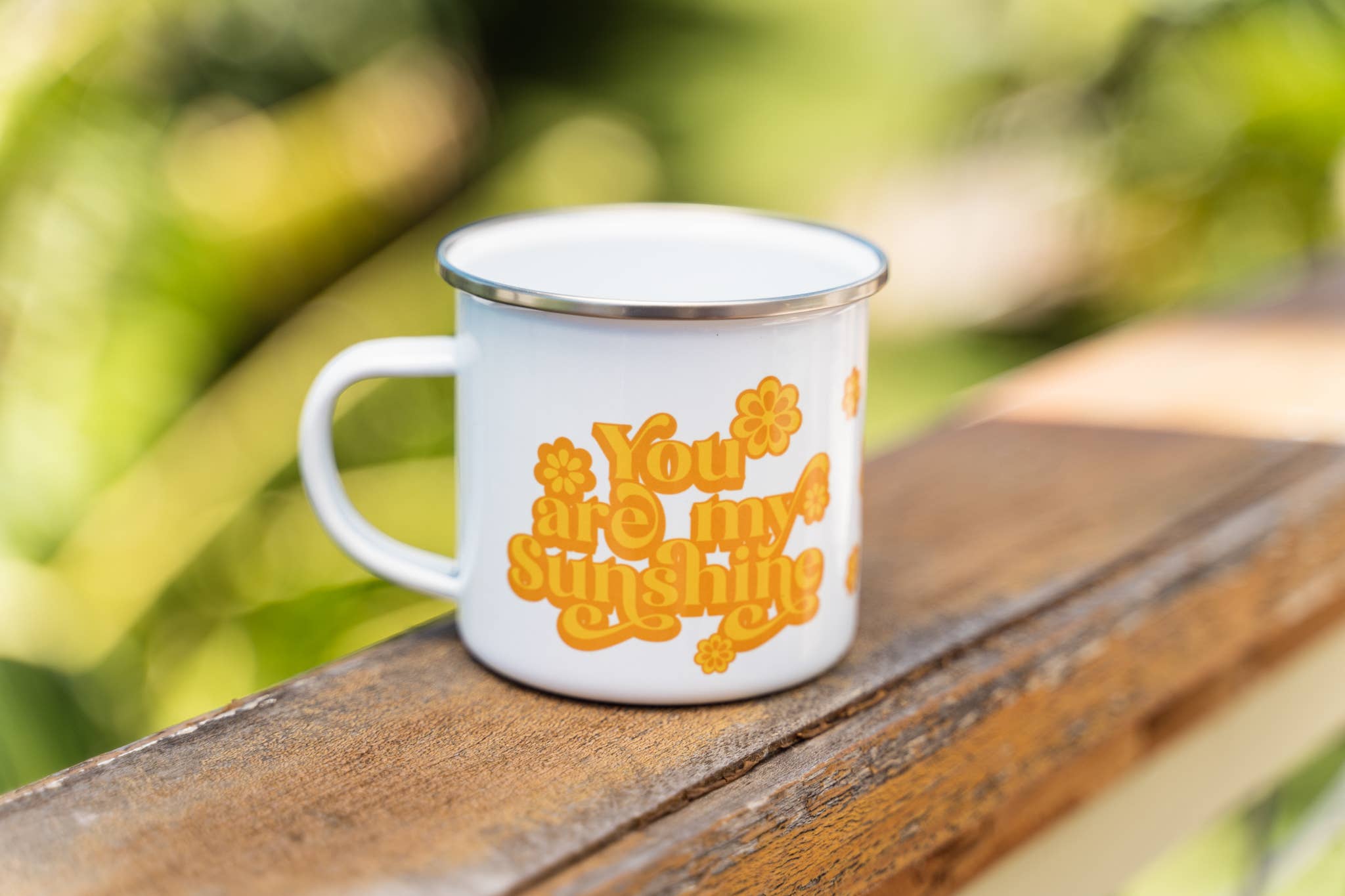 Retro Rainbow Camping Mug Collection — Inspirational Positive Quote Camp Mug