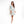 Allegra V-Neck 3/4 Sleeve Tiered Baby Doll  Dress