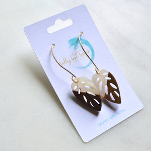 Walnut Leaf Earring