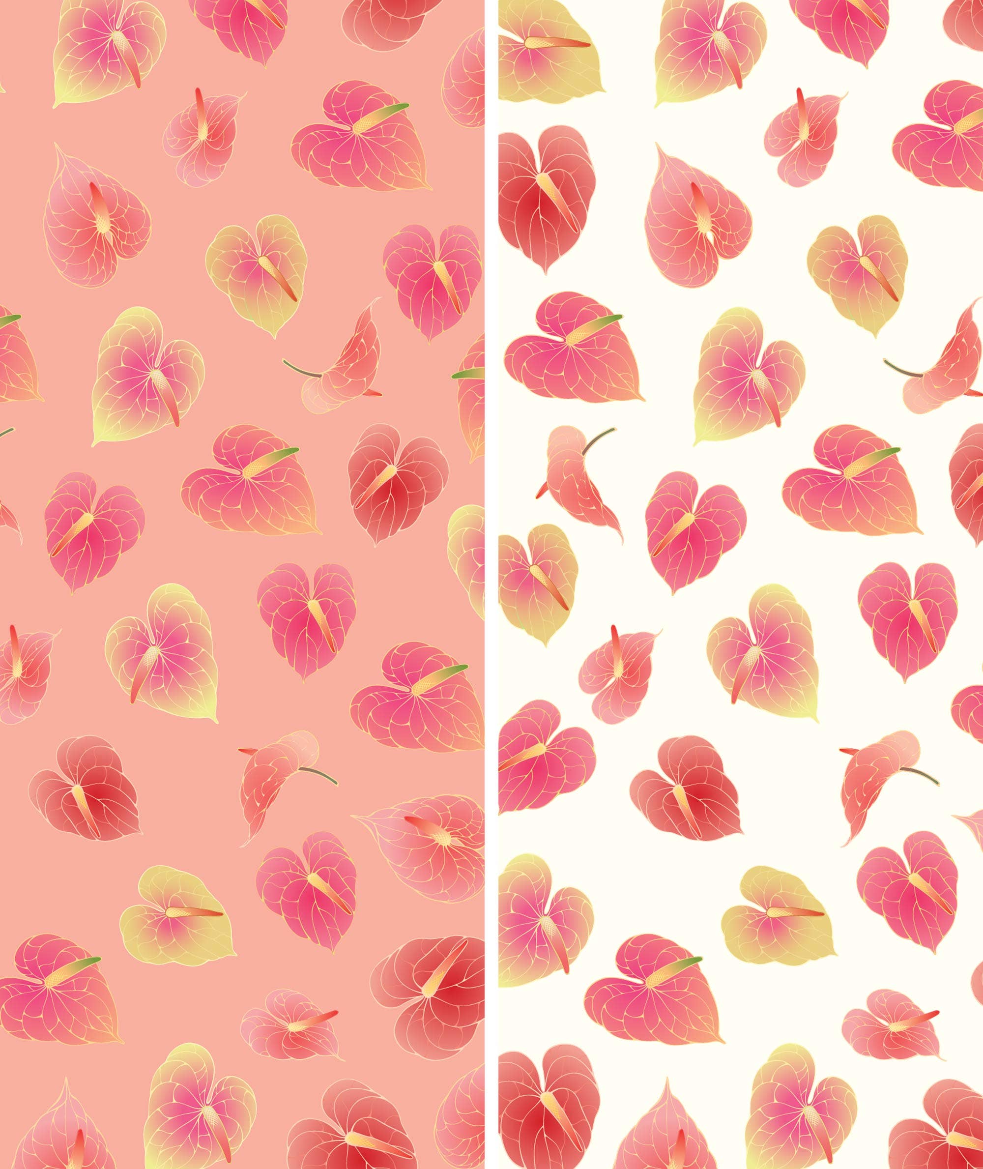 Beach Towel - Anthurium