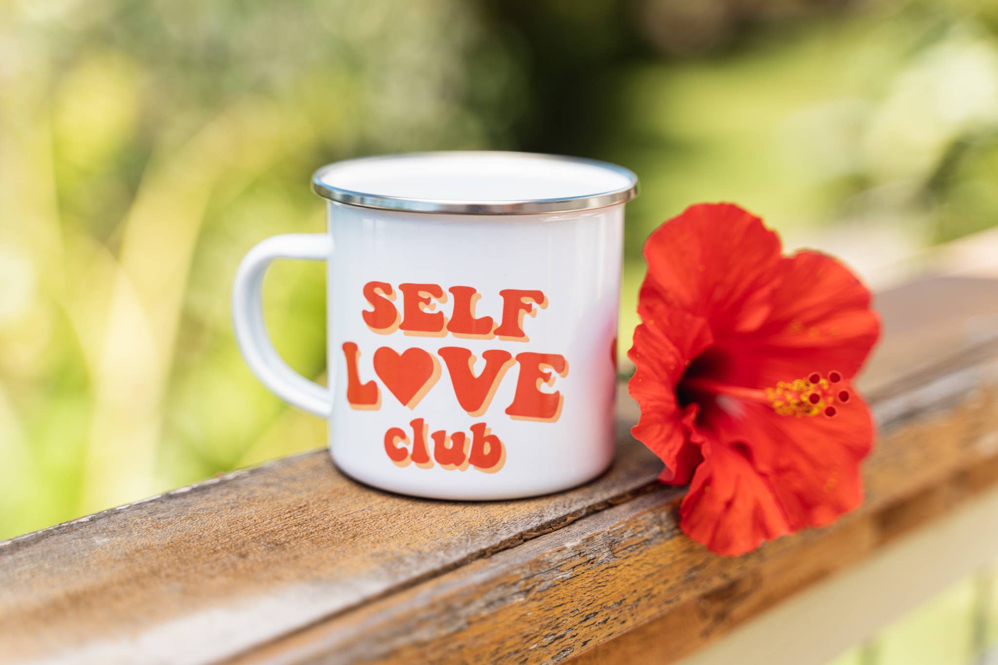 Retro Rainbow Camping Mug Collection — Inspirational Positive Quote Camp Mug