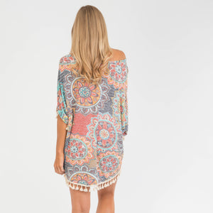 Fringe Beach Swimsuit Cover Up Swimwear Coverup Beach Tunic and Lightweight Layer