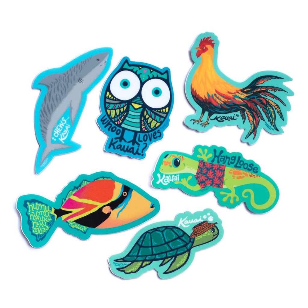 THE MINIS : Assorted Sticker Pack Collection Featuring Mini Designs and Characters