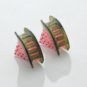Pink Watermelon Claw Clip - Small