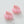 Pink Monstera Claw Clip - Medium