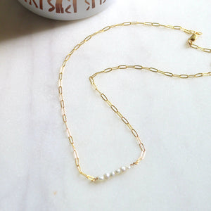 Tiny Freshwater Pearl Necklace