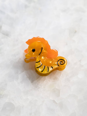 Seahorse Hair Clip Eco-Friendly Claw, Mini