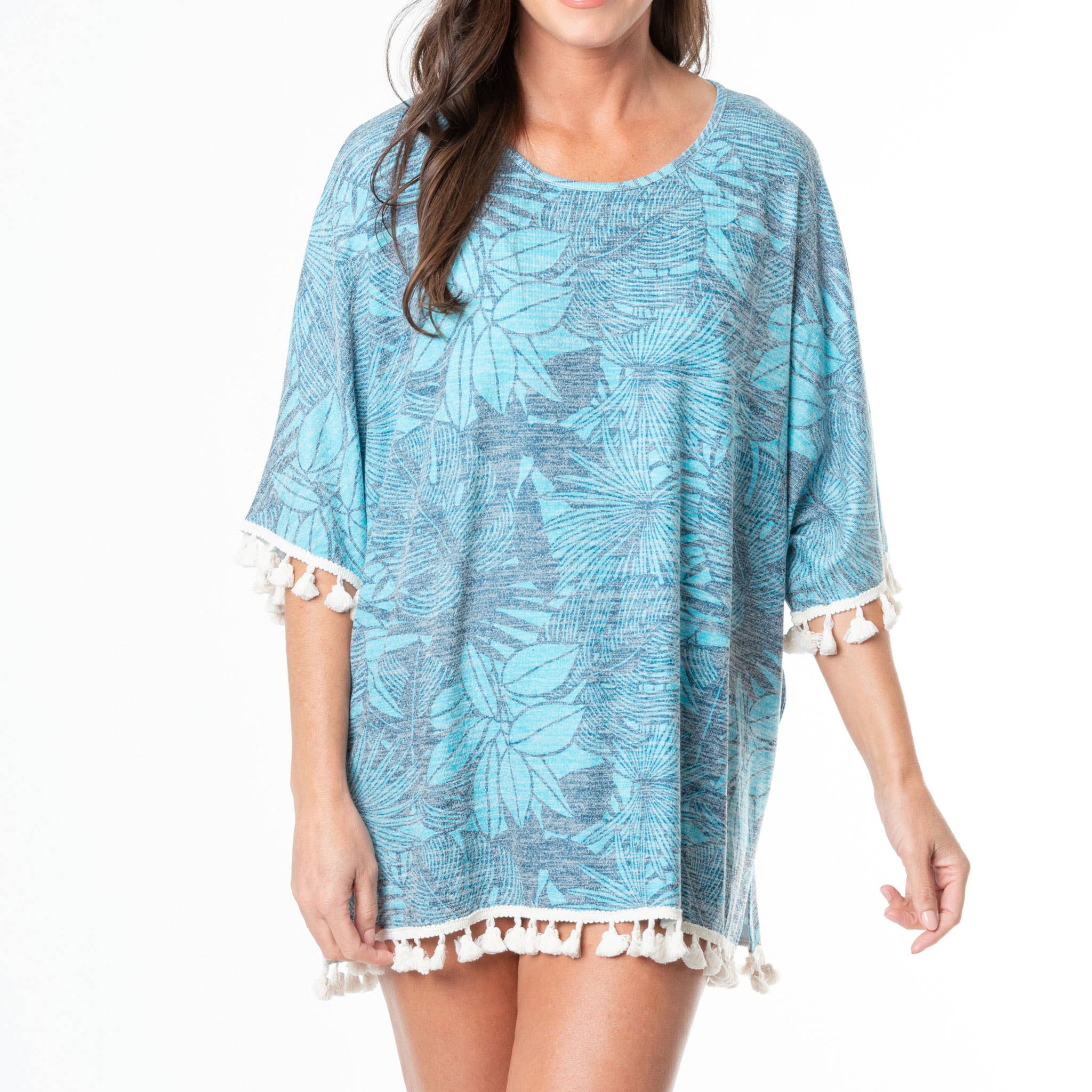 Fringe Beach Swimsuit Cover Up Swimwear Coverup Beach Tunic and Lightweight Layer