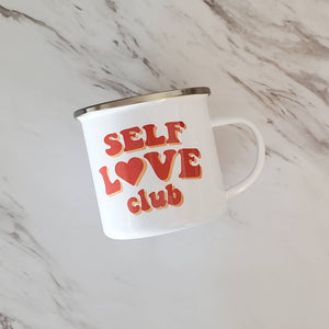 Retro Rainbow Camping Mug Collection — Inspirational Positive Quote Camp Mug