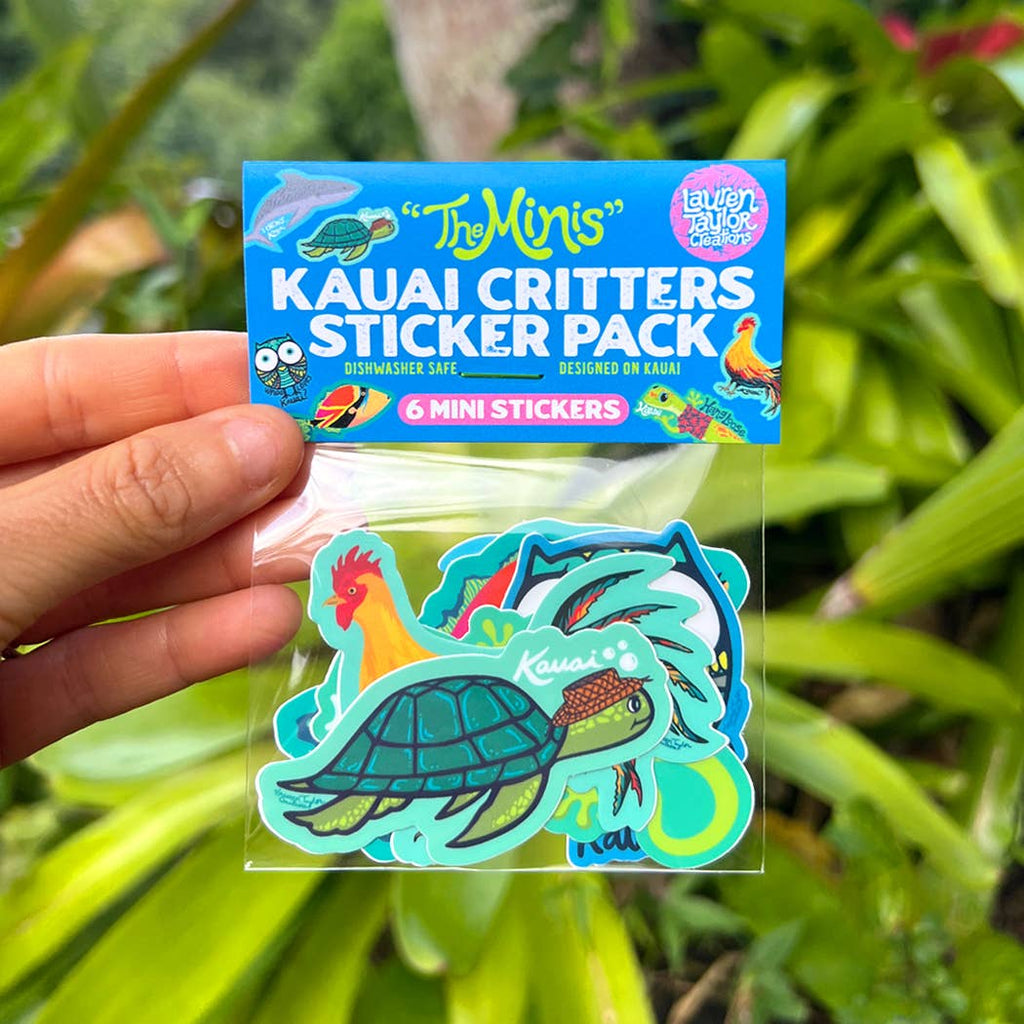 THE MINIS : Assorted Sticker Pack Collection Featuring Mini Designs and Characters