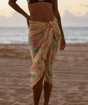 Kailua Blooms Organic Cotton Pareo