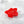 Red Hibiscus Hair Eco Friendly Clip Claw - Large