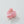 Pink Monstera Claw Clip - Medium