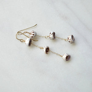 Dangling Puka Shell Earrings