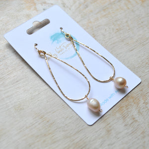 Peach Pearl Teardrop