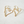 Mini Hammered Heart Earrings