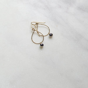 Mini Peacock Pearl Teardrops 