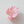 Pink Monstera Claw Clip - Medium