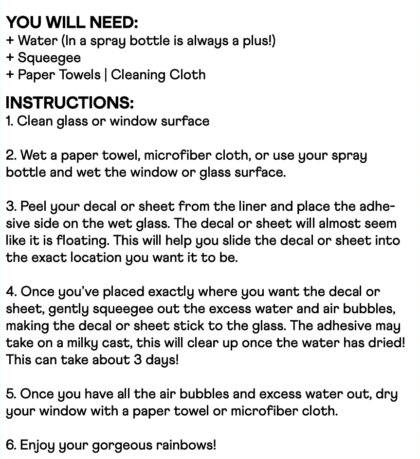 Aloha Lovely Sun catcher Sticker