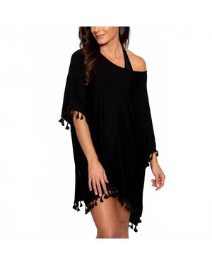 Fringe Beach Swimsuit Cover Up Swimwear Coverup Beach Tunic and Lightweight Layer